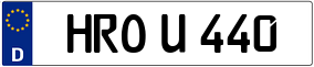 Truck License Plate